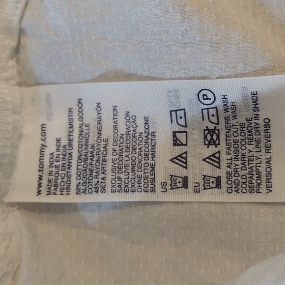 Size 2 toddler Tommy Hilfiger white blouse - Picture 10 of 10